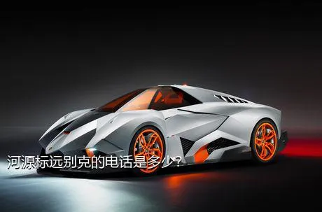 河源标远别克的电话是多少？