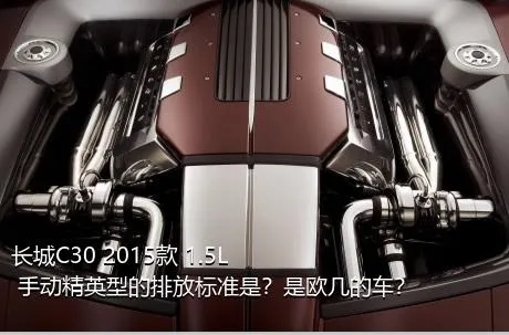 长城C30 2015款 1.5L 手动精英型的排放标准是？是欧几的车？