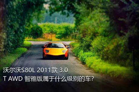 沃尔沃S80L 2011款 3.0T AWD 智雅版属于什么级别的车？