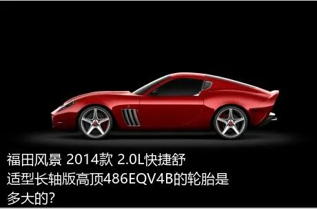 福田风景 2014款 2.0L快捷舒适型长轴版高顶486EQV4B的轮胎是多大的？