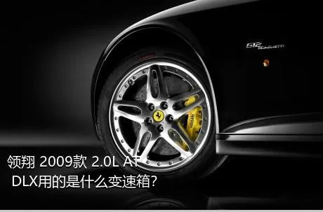 领翔 2009款 2.0L AT DLX用的是什么变速箱？