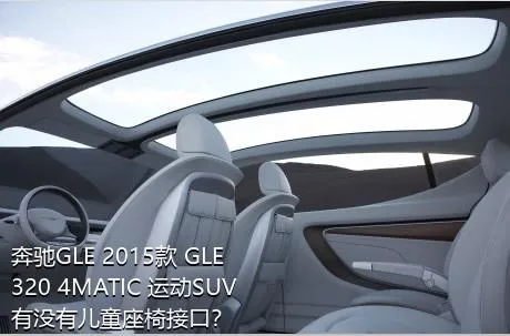 奔驰GLE 2015款 GLE 320 4MATIC 运动SUV有没有儿童座椅接口？