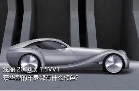 炫丽 2008款 1.5VVT 豪华型的车身都有什么颜色？