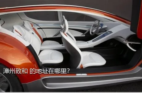 漳州致和 的地址在哪里？