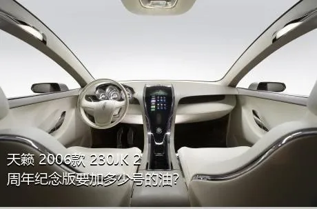 天籁 2006款 230JK 2周年纪念版要加多少号的油？