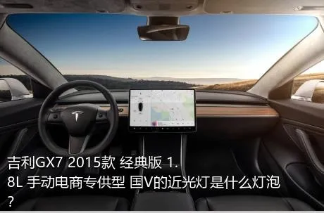 吉利GX7 2015款 经典版 1.8L 手动电商专供型 国V的近光灯是什么灯泡？