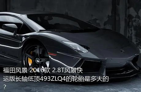 福田风景 2016款 2.8T风景快运版长轴低顶493ZLQ4的轮胎是多大的？