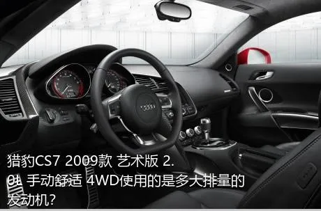 猎豹CS7 2009款 艺术版 2.0L 手动舒适 4WD使用的是多大排量的发动机？