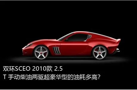 双环SCEO 2010款 2.5T 手动柴油两驱超豪华型的油耗多高？