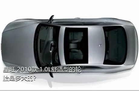 星旺 2010款 1.0L舒适型的轮胎是多大的？