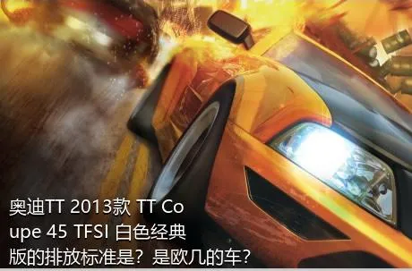 奥迪TT 2013款 TT Coupe 45 TFSI 白色经典版的排放标准是？是欧几的车？