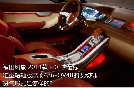 福田风景 2014款 2.0L快运标准型短轴版高顶486EQV4B的发动机进气形式是怎样的？