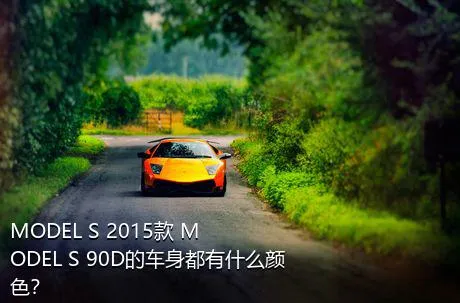 MODEL S 2015款 MODEL S 90D的车身都有什么颜色？