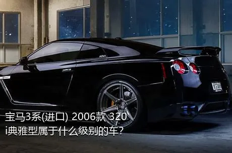 宝马3系(进口) 2006款 320i典雅型属于什么级别的车？