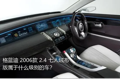 格蓝迪 2006款 2.4 七人绒布版属于什么级别的车？