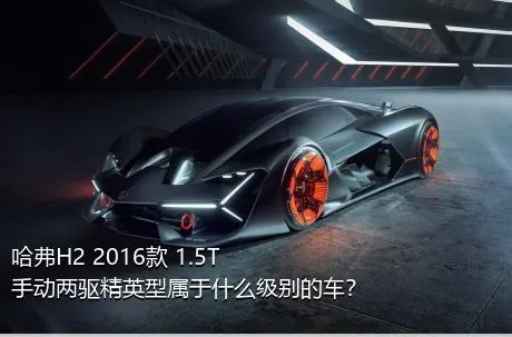 哈弗H2 2016款 1.5T 手动两驱精英型属于什么级别的车？