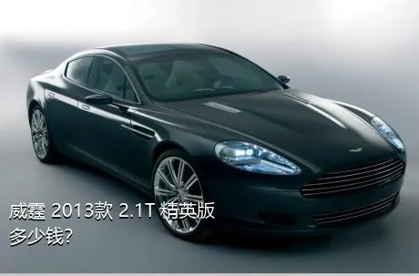 威霆 2013款 2.1T 精英版多少钱？