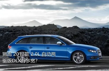 狮跑 2013款 2.0L 自动两驱版DLX有多宽？