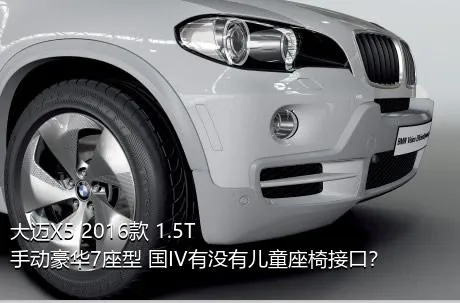 大迈X5 2016款 1.5T 手动豪华7座型 国IV有没有儿童座椅接口？