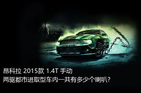 昂科拉 2015款 1.4T 手动两驱都市进取型车内一共有多少个喇叭？