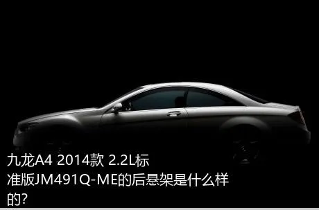 九龙A4 2014款 2.2L标准版JM491Q-ME的后悬架是什么样的？