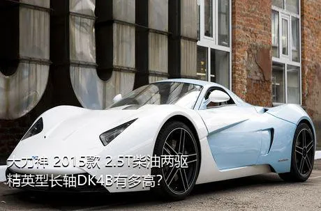 大力神 2015款 2.5T柴油两驱精英型长轴DK4B有多高？