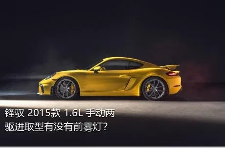 锋驭 2015款 1.6L 手动两驱进取型有没有前雾灯？