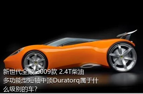 新世代全顺 2009款 2.4T柴油多功能型短轴中顶Duratorq属于什么级别的车？