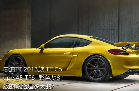 奥迪TT 2013款 TT Coupe 45 TFSI 彩色梦幻版的轮胎是多大的？