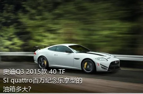 奥迪Q3 2015款 40 TFSI quattro百万纪念乐享型的油箱多大？