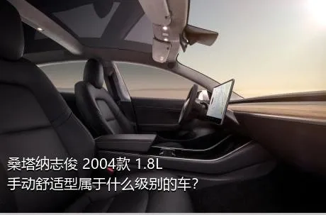 桑塔纳志俊 2004款 1.8L 手动舒适型属于什么级别的车？