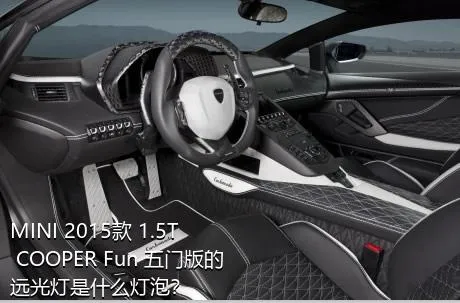 MINI 2015款 1.5T COOPER Fun 五门版的远光灯是什么灯泡？
