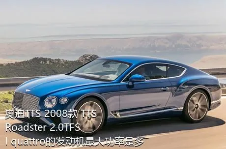 奥迪TTS 2008款 TTS Roadster 2.0TFSI quattro的发动机最大功率是多少？