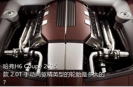 哈弗H6 Coupe 2015款 2.0T 手动两驱精英型的轮胎是多大的？