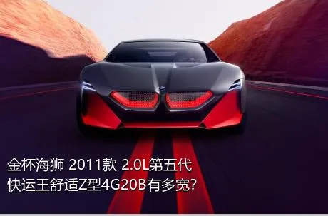 金杯海狮 2011款 2.0L第五代快运王舒适Z型4G20B有多宽？