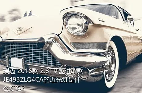 瑞迈 2016款 2.8T两驱进取款JE493ZLQ4CA的近光灯是什么灯泡？