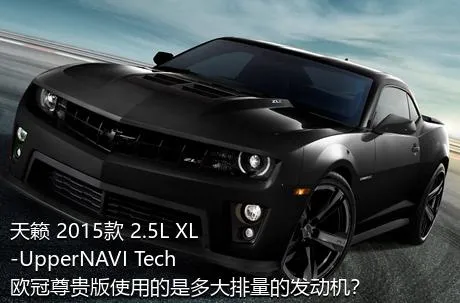 天籁 2015款 2.5L XL-UpperNAVI Tech欧冠尊贵版使用的是多大排量的发动机？