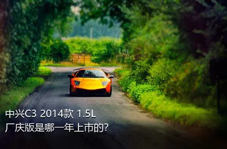 中兴C3 2014款 1.5L 厂庆版是哪一年上市的？