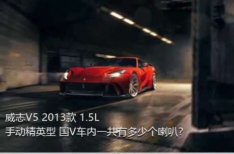 威志V5 2013款 1.5L 手动精英型 国V车内一共有多少个喇叭？