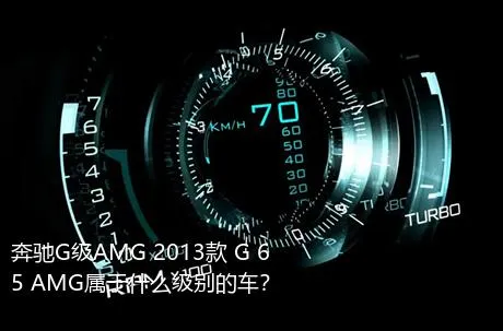 奔驰G级AMG 2013款 G 65 AMG属于什么级别的车？