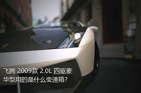 飞腾 2009款 2.0L 四驱豪华型用的是什么变速箱？