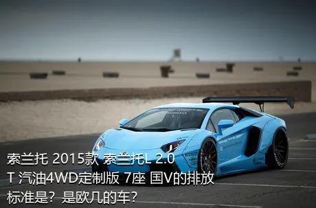 索兰托 2015款 索兰托L 2.0T 汽油4WD定制版 7座 国V的排放标准是？是欧几的车？