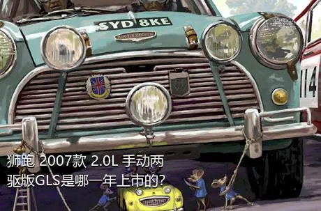 狮跑 2007款 2.0L 手动两驱版GLS是哪一年上市的？