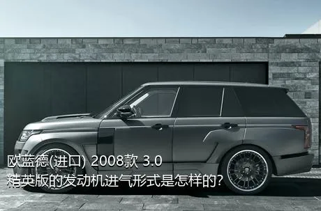 欧蓝德(进口) 2008款 3.0精英版的发动机进气形式是怎样的？