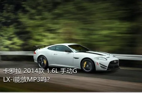 卡罗拉 2014款 1.6L 手动GLX-i能放MP3吗？
