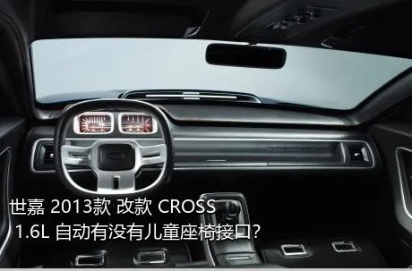 世嘉 2013款 改款 CROSS 1.6L 自动有没有儿童座椅接口？