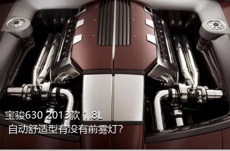 宝骏630 2013款 1.8L 自动舒适型有没有前雾灯？