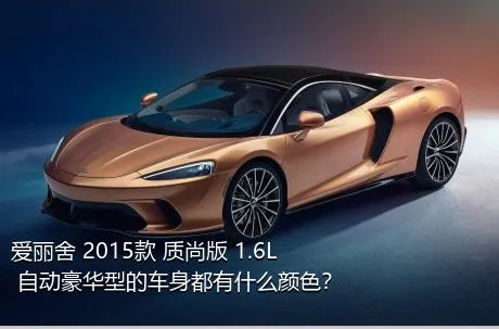 爱丽舍 2015款 质尚版 1.6L 自动豪华型的车身都有什么颜色？