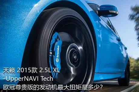 天籁 2015款 2.5L XL-UpperNAVI Tech欧冠尊贵版的发动机最大扭矩是多少？
