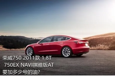 荣威750 2011款 1.8T 750EX NAVI祺雅版AT要加多少号的油？